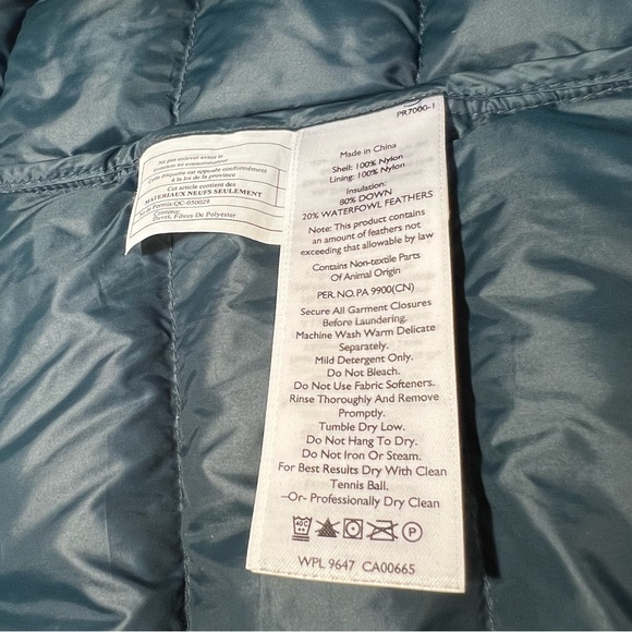 Eddie Bauer Women’s Puffer Goose Down Vest Jacket EB650 Green Full Zip Size: XS - Picture 12 of 12